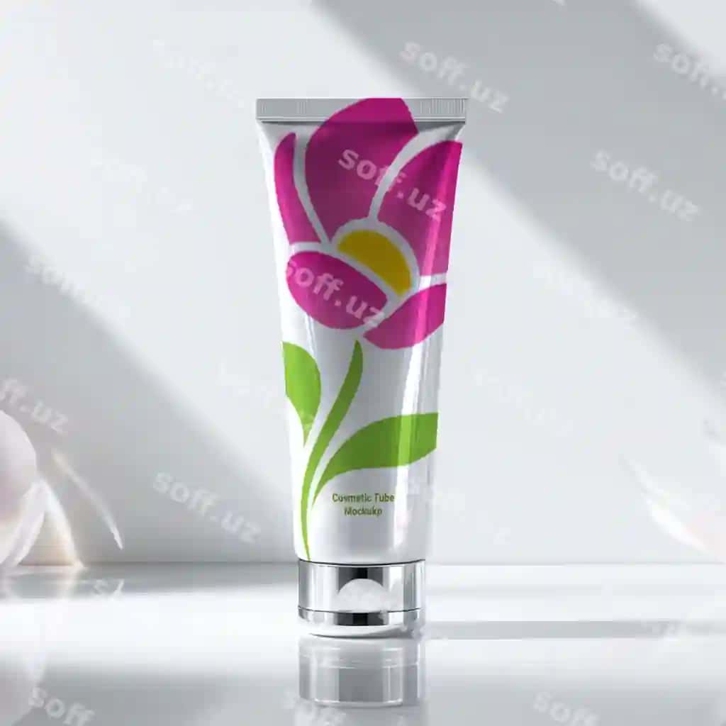 Psd kosmetik tuba mockup | Psd cosmetic tube mockup