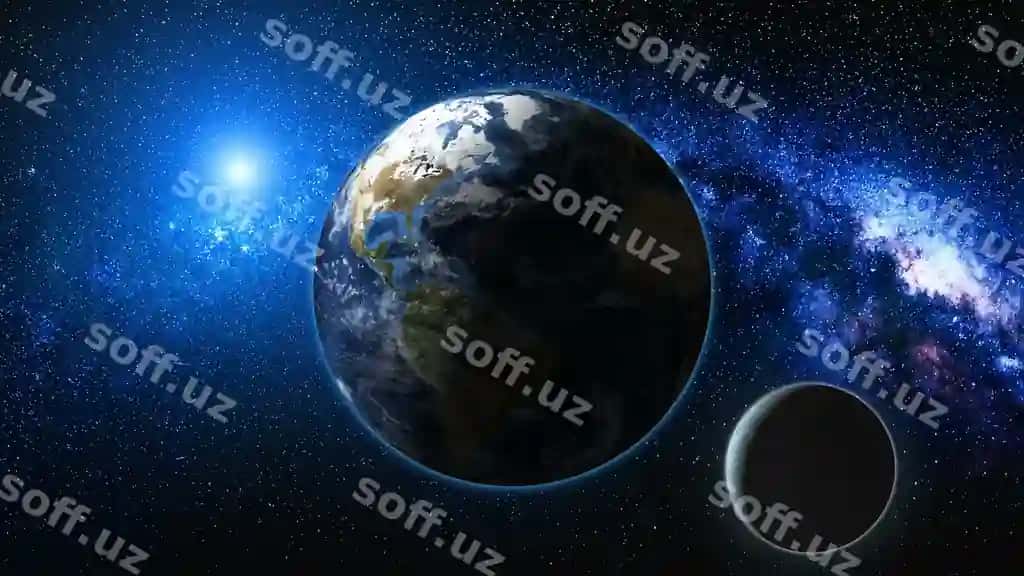 Shamol chiqishi ko'rinishi fazadan sayyora Yer Oy | Sunrise view from space planet earth moon