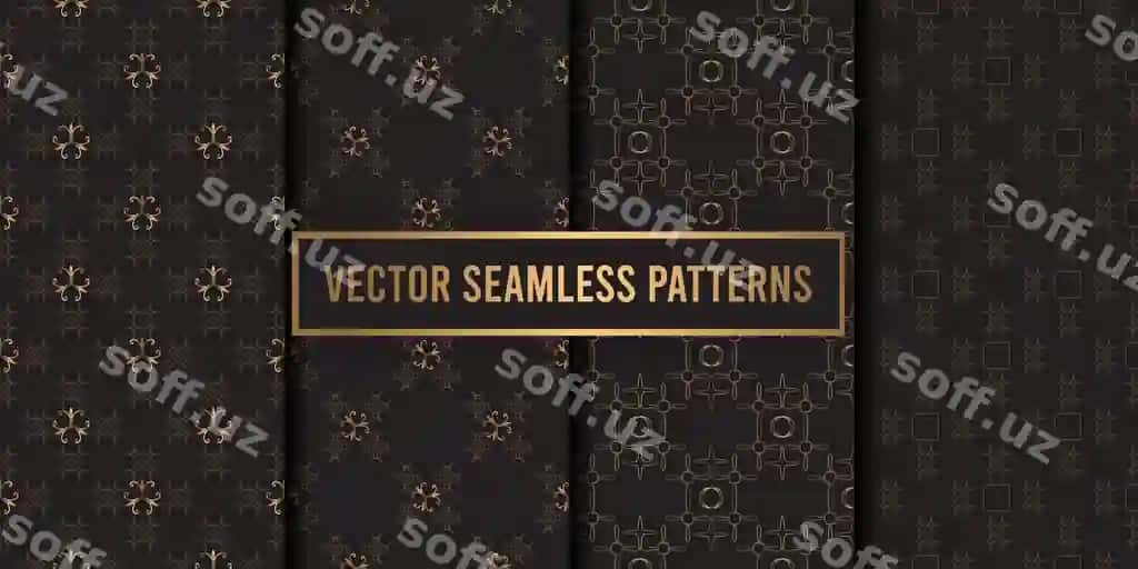 Geometrik uzilmas naqsh | Geometric seamless pattern 2