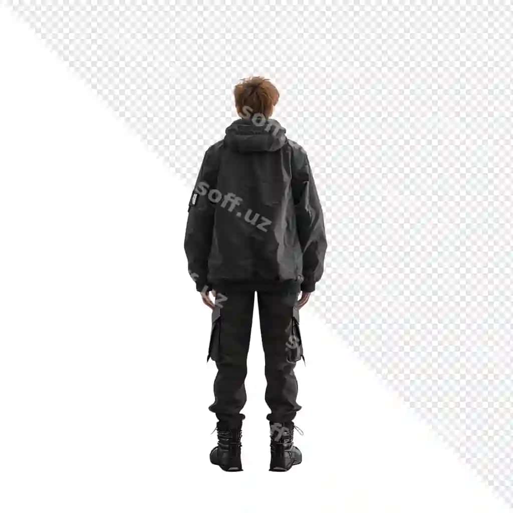 Erkak qora libosi | Man black outfit