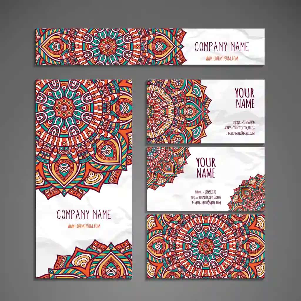 Rangli etnik kantselyariya to'plami | Colorful ethnic stationery collection