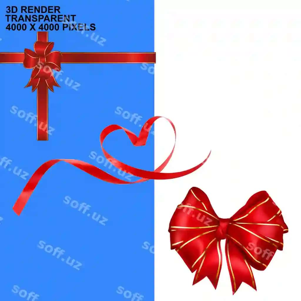 Qizil ikon qush qizil lenta yurak png | Iconred bowred ribbon heart png