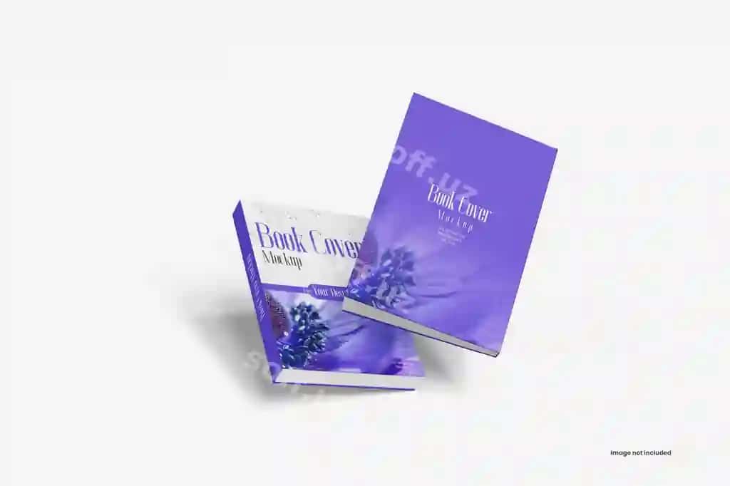 Kitob varaqi mockup | Book cover mockup
