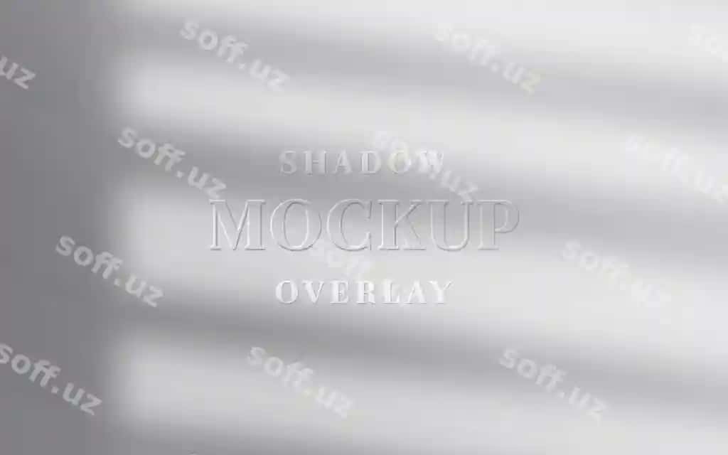 Haqiqiy minimalist soyabon qatlami tasir logotip devor abstrakt fon | Realistic minimalist shadow overlay effect logo wall abstract background