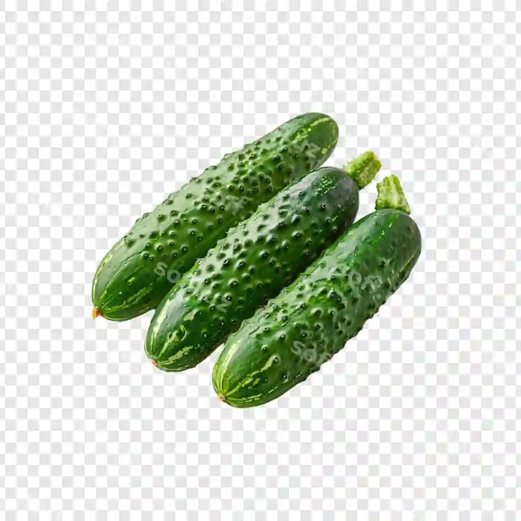 Chout ajraltirilgan shaffof fonda | Cucumber isolated transparent background
