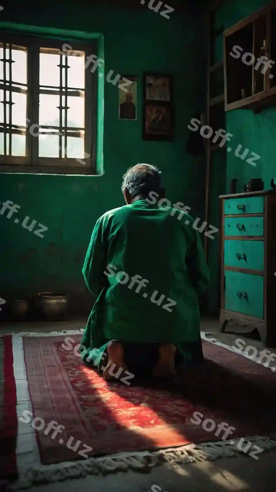 Shaxs xonada o'tirgan, qatorda o'tirgan shaxsning rasmini bilan. | Person sitting room with picture person sitting floor