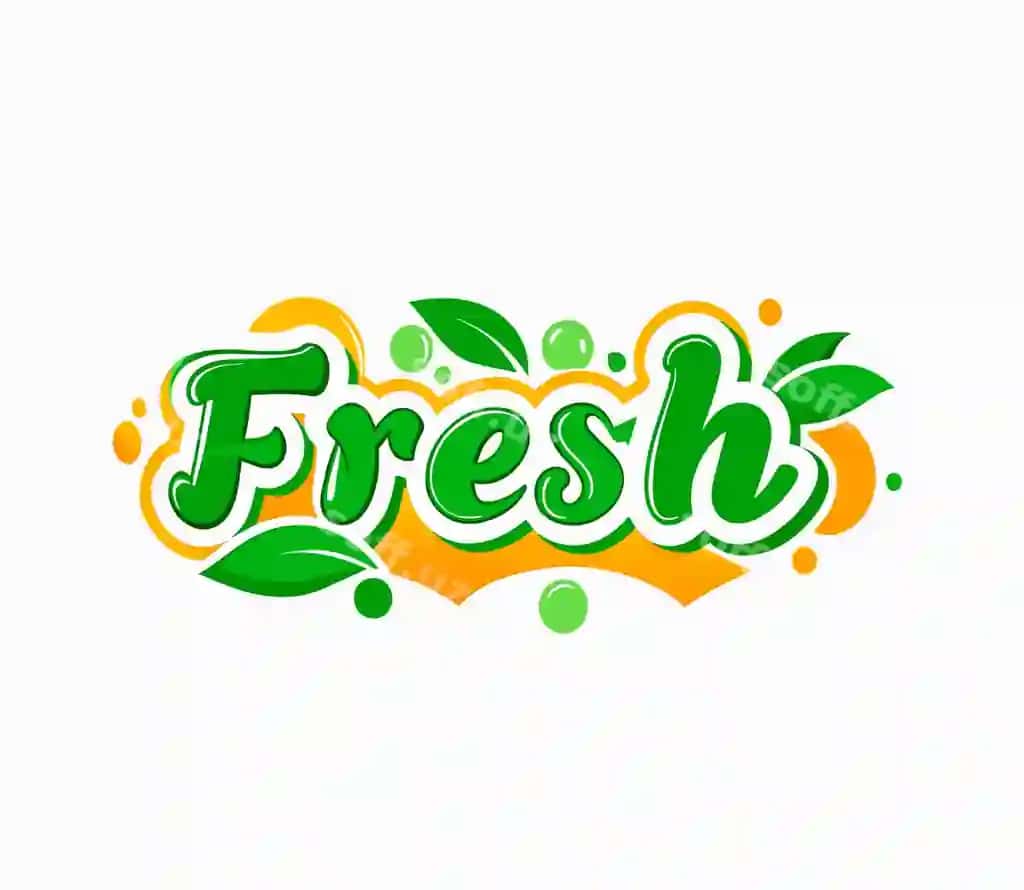 Yangi qo'l yozuvi ilhomlantiruvchi vektor illyustratsiyasi | Vector illustration lettering fresh hand lettering inspirational