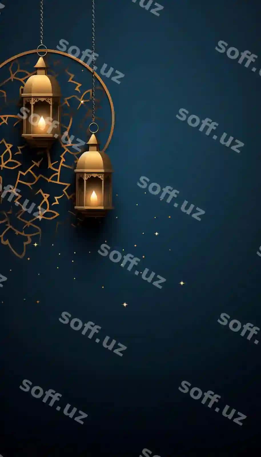 Ramazon kamillay tabrik kartochkasi arab xattoti Ramazon kamillay tarjima qilingan Baxmalik Ramazon | Ramadan kareem greeting card arabic calligraphy ramadan kareem translated happy holy ramadan