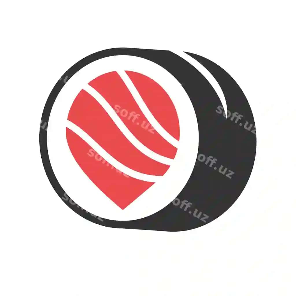 Sushi logotipi shablonining belgisi, brend identifikatori ajratilgan tekis | Sushi logo template icon illustration brand identityisolated flat