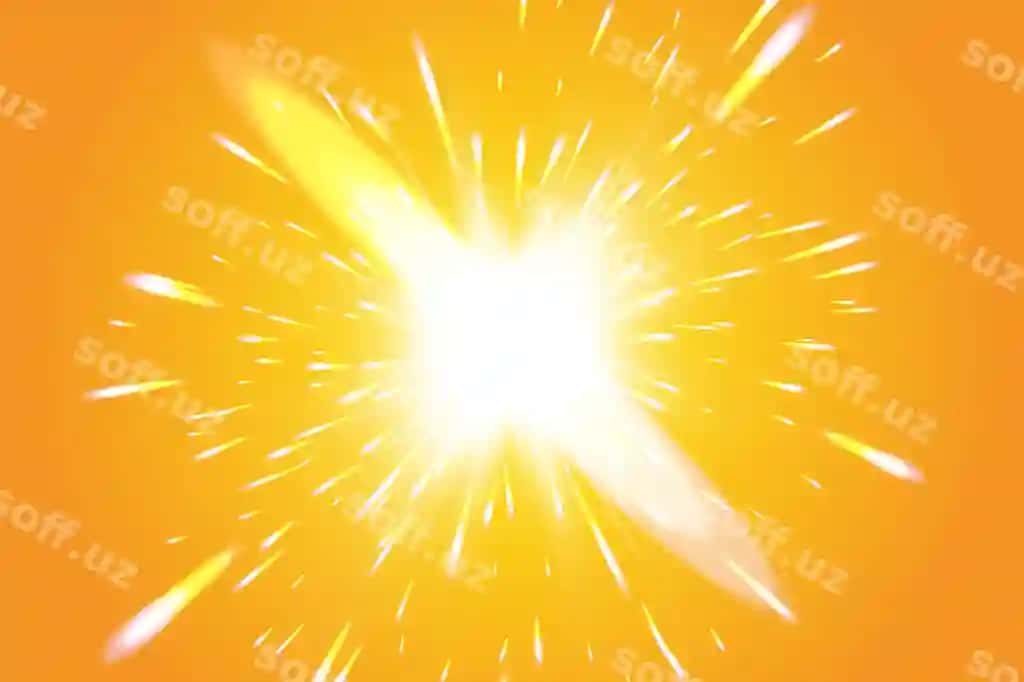 Issiq quyosh quyosh nurlari | Warm sun solar rays