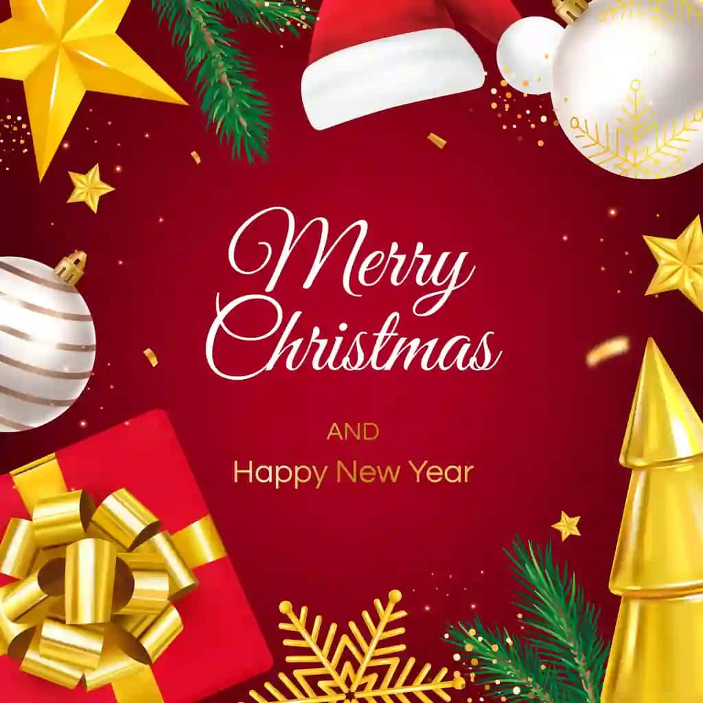 Muborak Rojdestvo yangi yil ramkasi | Merry christmas happy new year frame