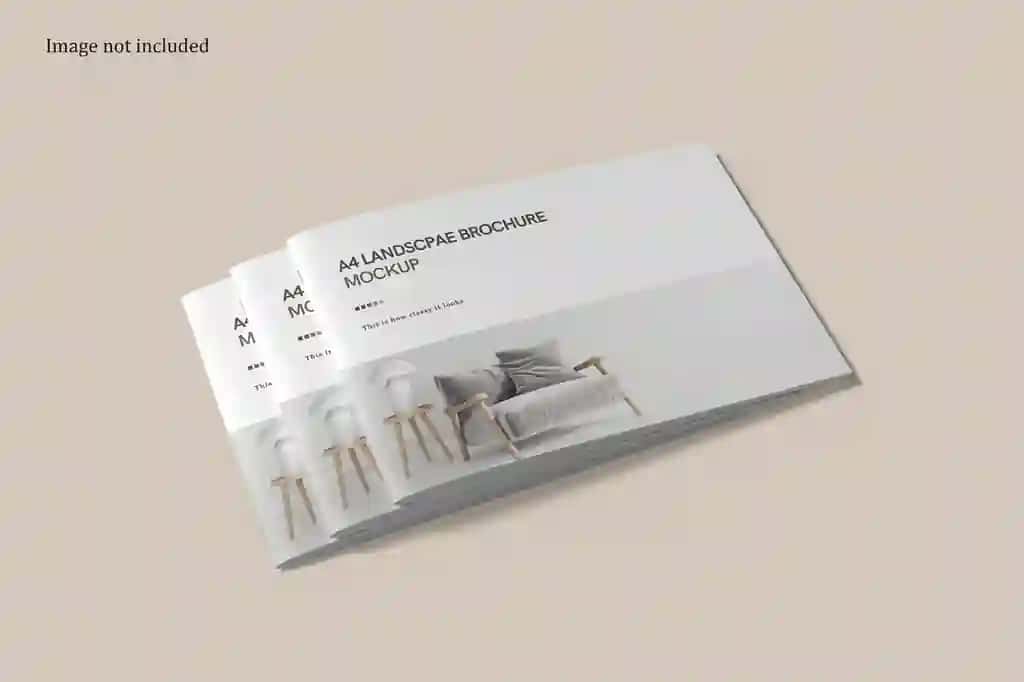 Landshaft risolalari katalogi maketlari | Landscape brochure catalog mockups