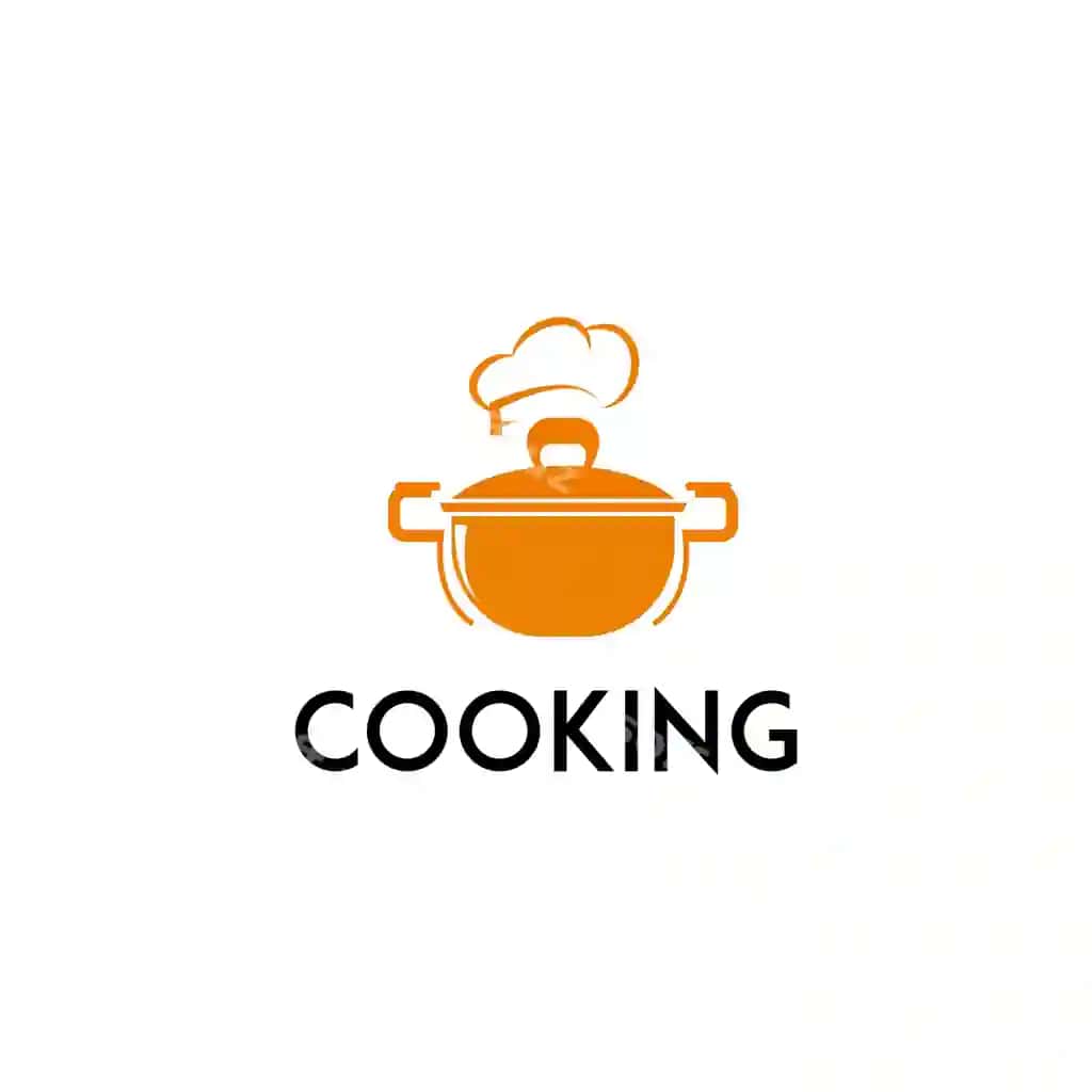 Uyda pishirish logotipi dizayni pishirish idishi vektorli illyustratsiya pishirish | Home cooking logo design cooking pot vector illustration cooking