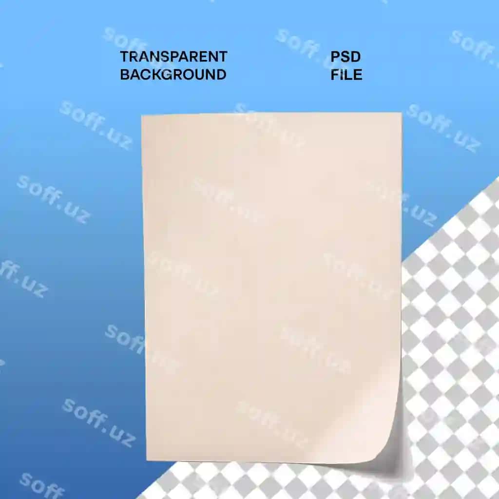Qog'oz teksturali afishalar bannerlari ajratilgan shaffof fon | Paper textures posters banners isolated transparent background