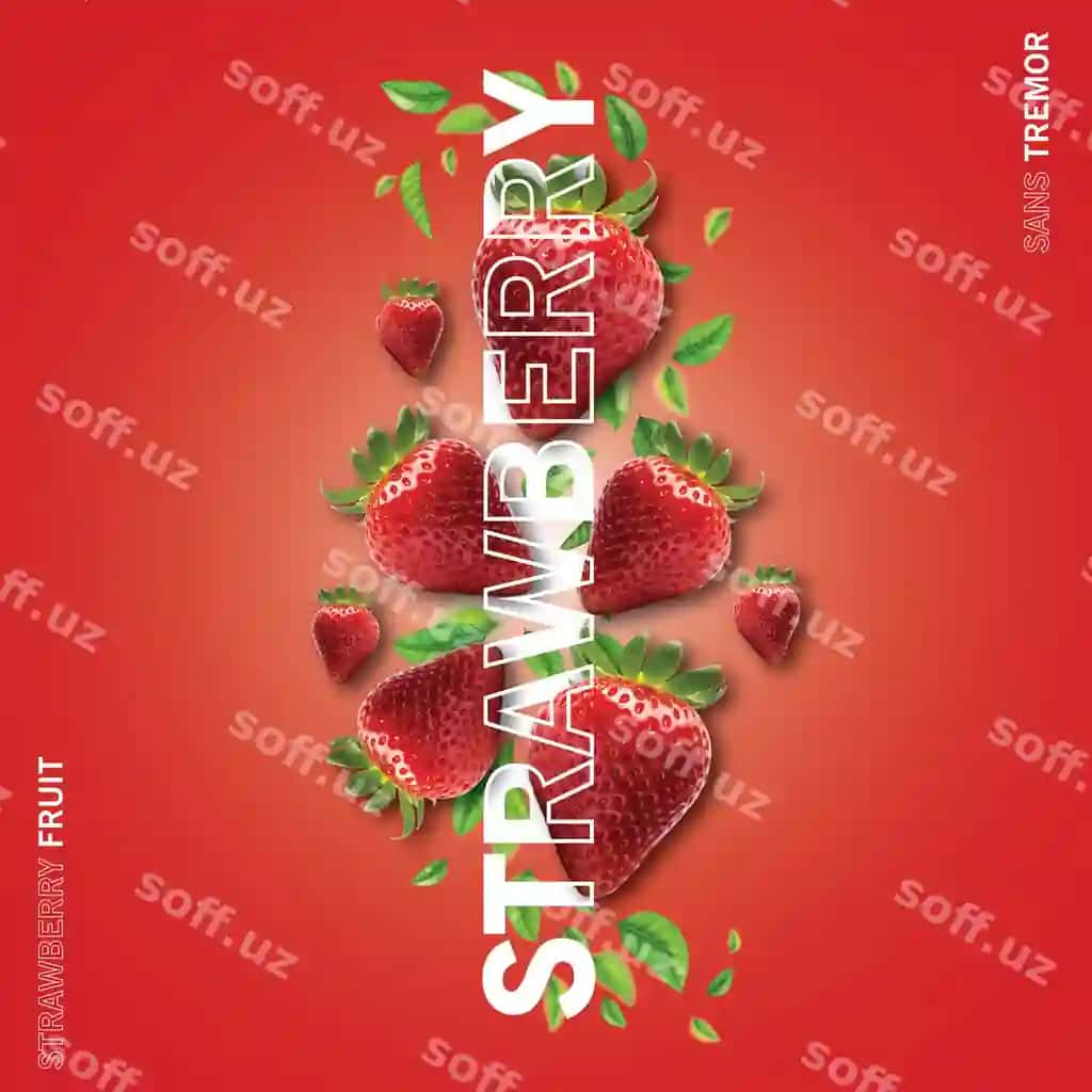 Banan sotsial media post shabloni | Strawberry sosial media post template