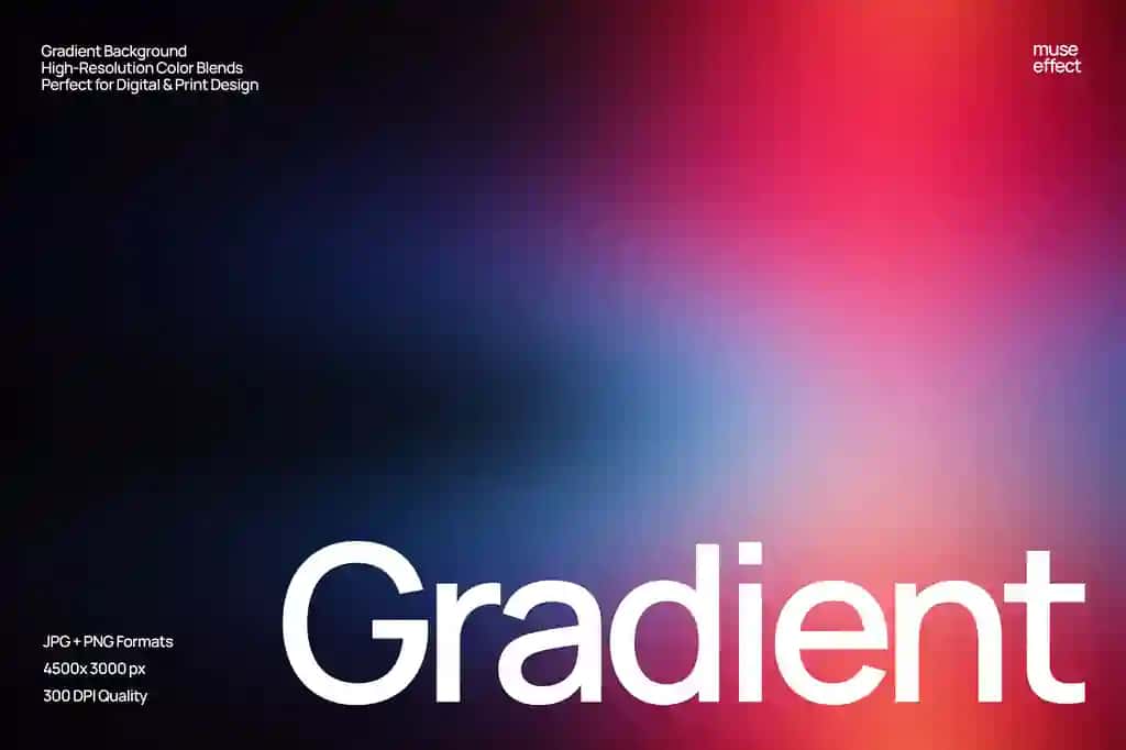 Silliq ranglar aralashgan gradient fon | Gradient background with smooth color blends