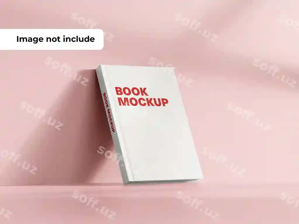 Kitob namunasi to'liq dizayn | Book mockup full design
