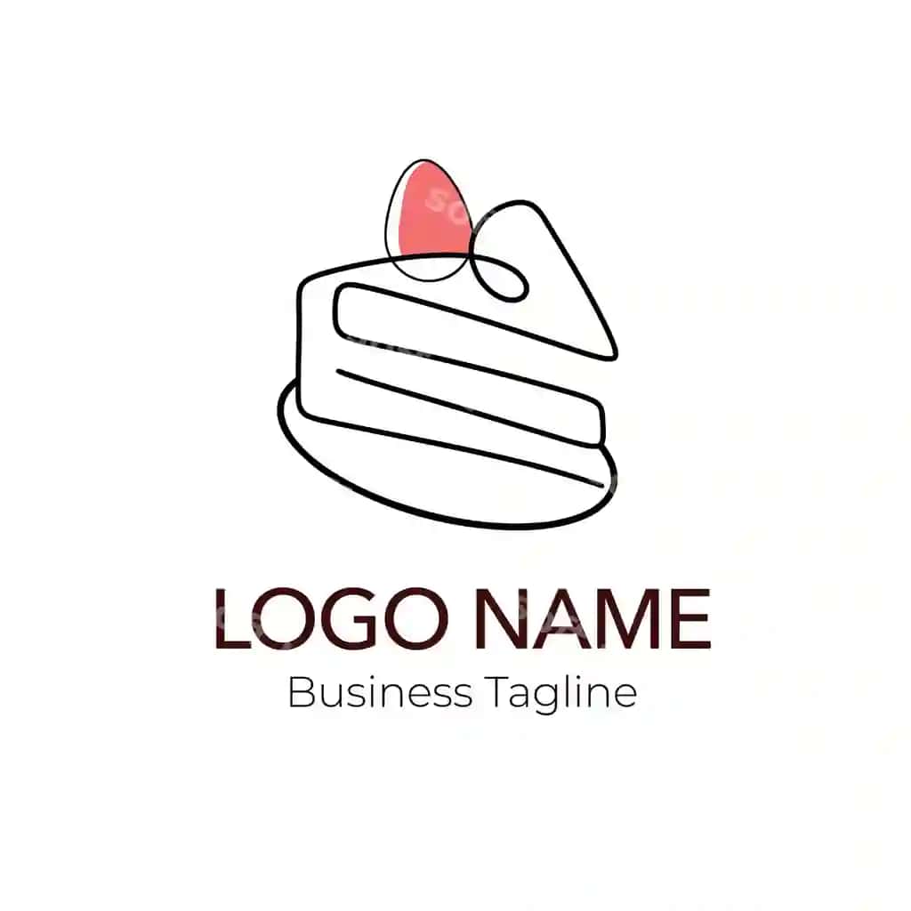 Nonvoyxona torti logotipi dizayni biznes shablonlari to'plami | Bakery cake logo design business template collection