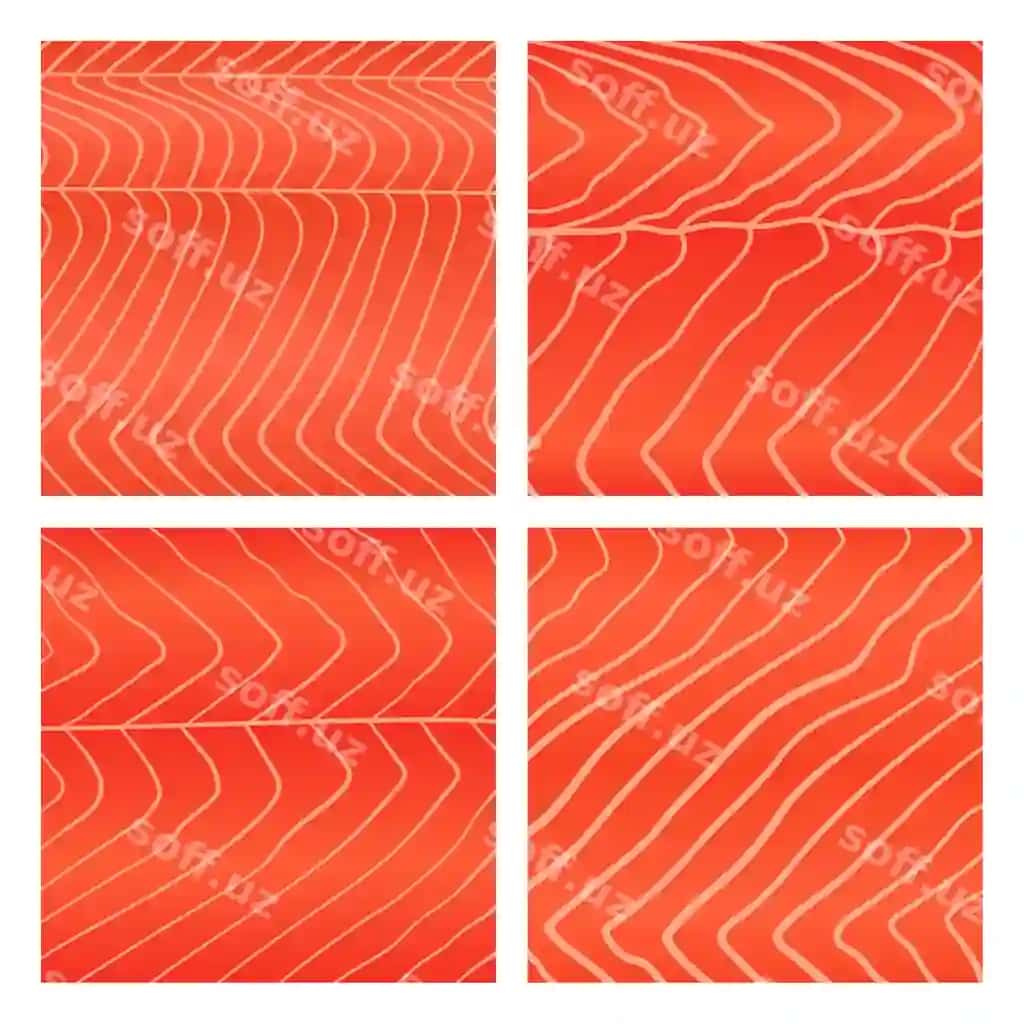Qizil ikra alabalık go'shti to'qimalarining fonlari | Salmon trout meat textures backgrounds