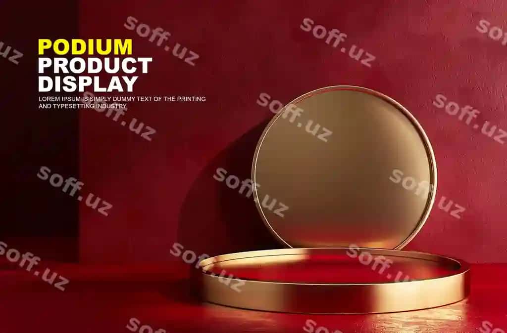 Sahna podiumi sahnasi namoyishi maketi mahsulot taqdimoti podium mahsuloti | Scene podium stage display mockup product presentation podium product