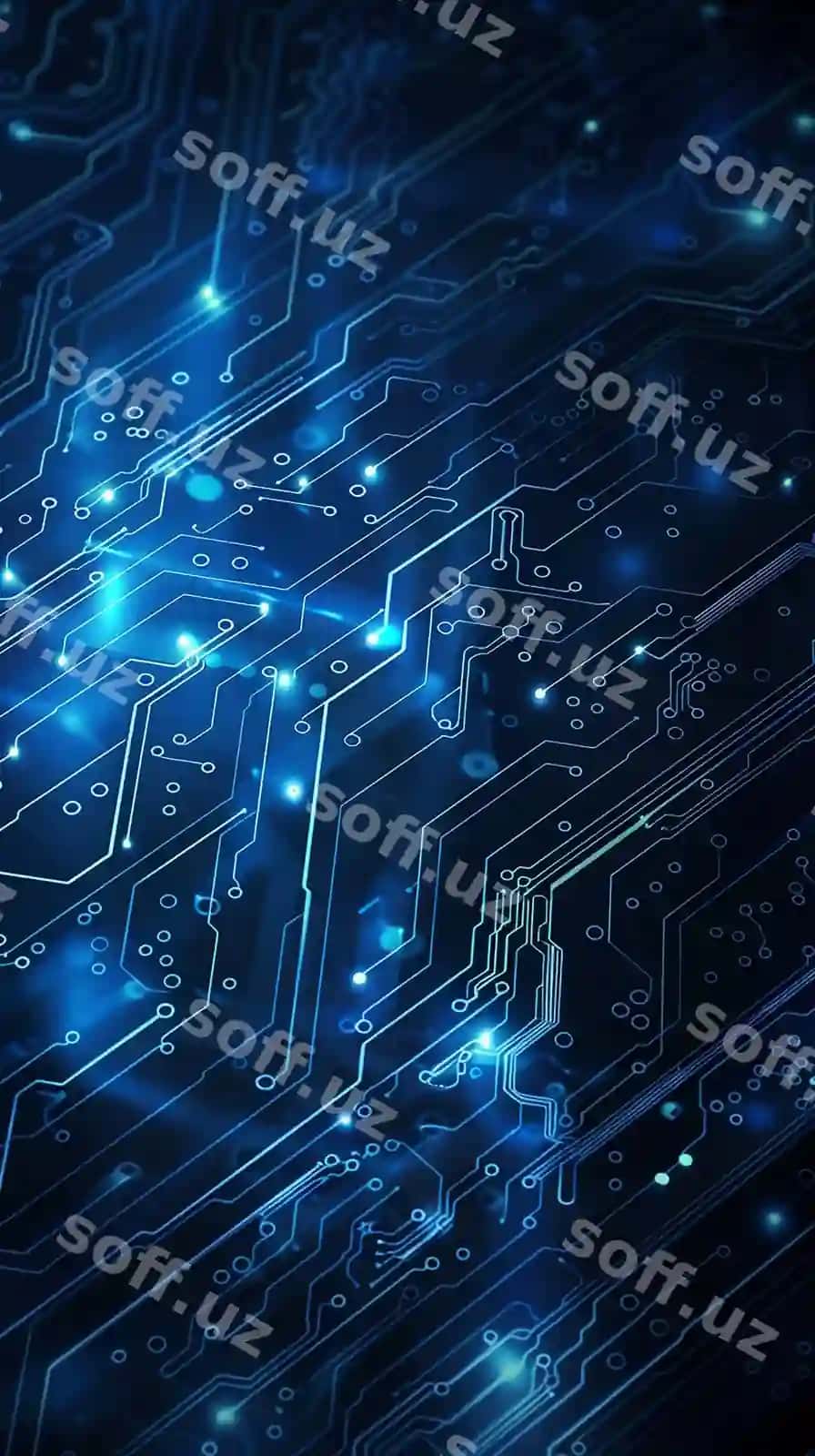 Texnologik plata teksturali mavhum fon | Abstract background with technology circuit board texture