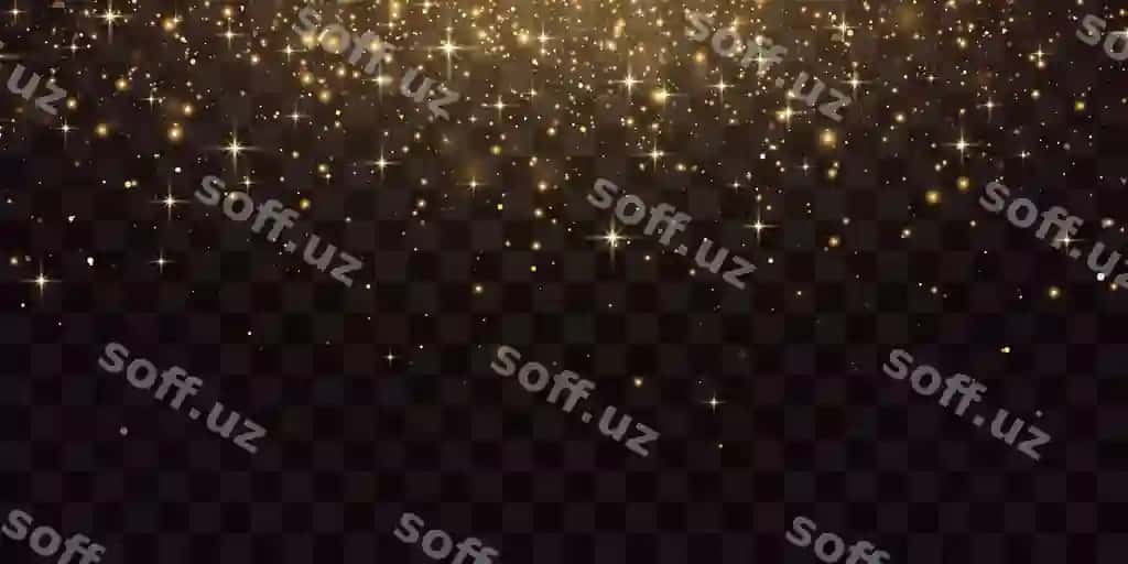 Vektor uchuvchi zarralar engil paxma yorqin | Vector flying particles light dust light