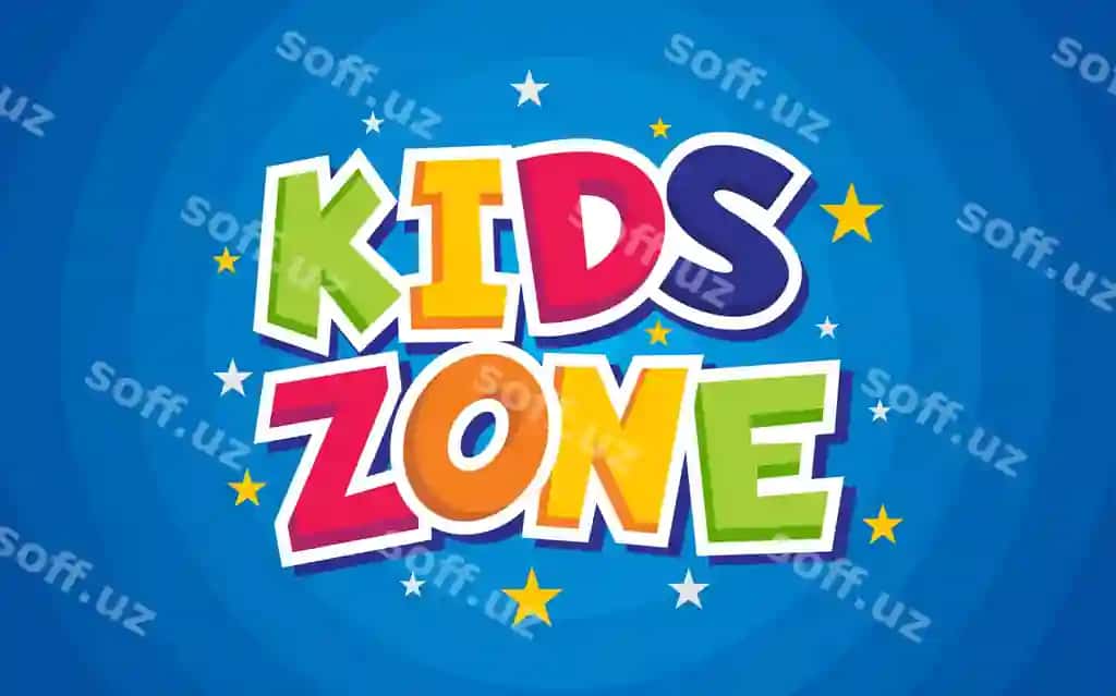 Ijodkor bolalar o'yin zonasi bolalar rangli uslub vektor logotip dizayni | Creative kids game zone children colorful style vector logo design