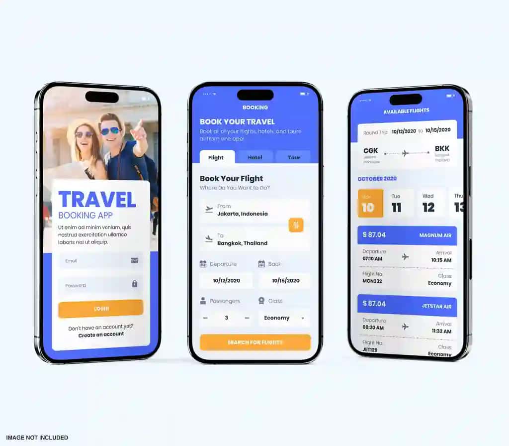 Smartfon ilova interfeysi maketi uiux taqdimoti | Smartphone app interface mockup uiux presentation