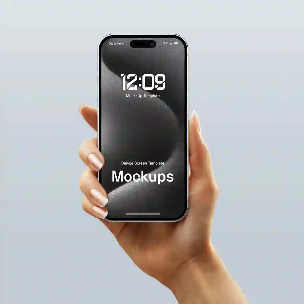 Telefon ekrani maket shablon | Phone screen mockup template