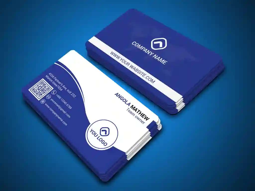 Men zamonaviy vizit kartasini ishlab chiqaman | I will design modern business card company card visiting card