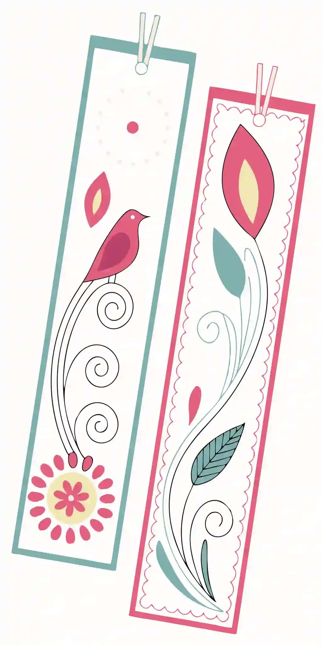 Xatcho‘plarni chop etish to‘plami | Bookmarks print set