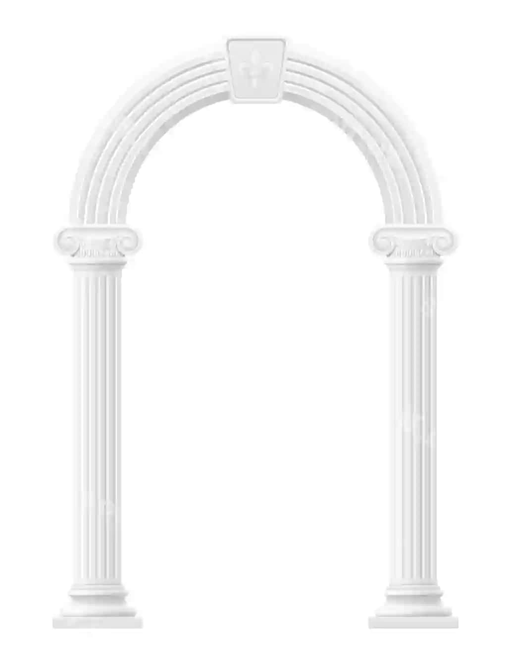 Antiqa archa vektor tasviri | Antique arch stock vector illustration