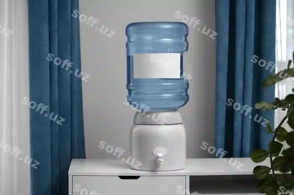 Katta plastik suv botuli namunasi | Big plastic water bottle mockup