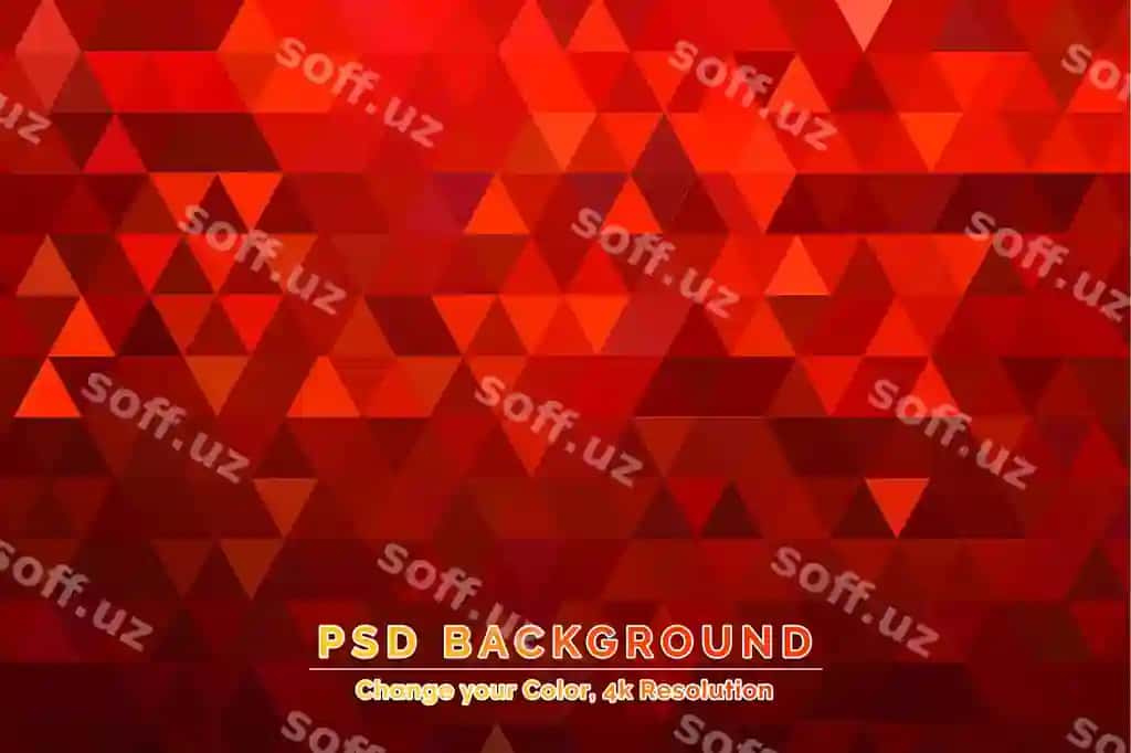 Qizil rangli geometrik naqshli fon | Red tone geometric pattern background