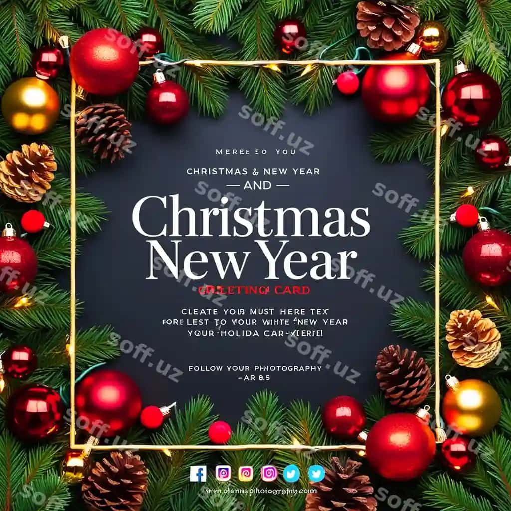 Rojdestvo bilan ijodiy hashamat orqa fon dizayn shabloni | Merry christmas creative luxury background design background template