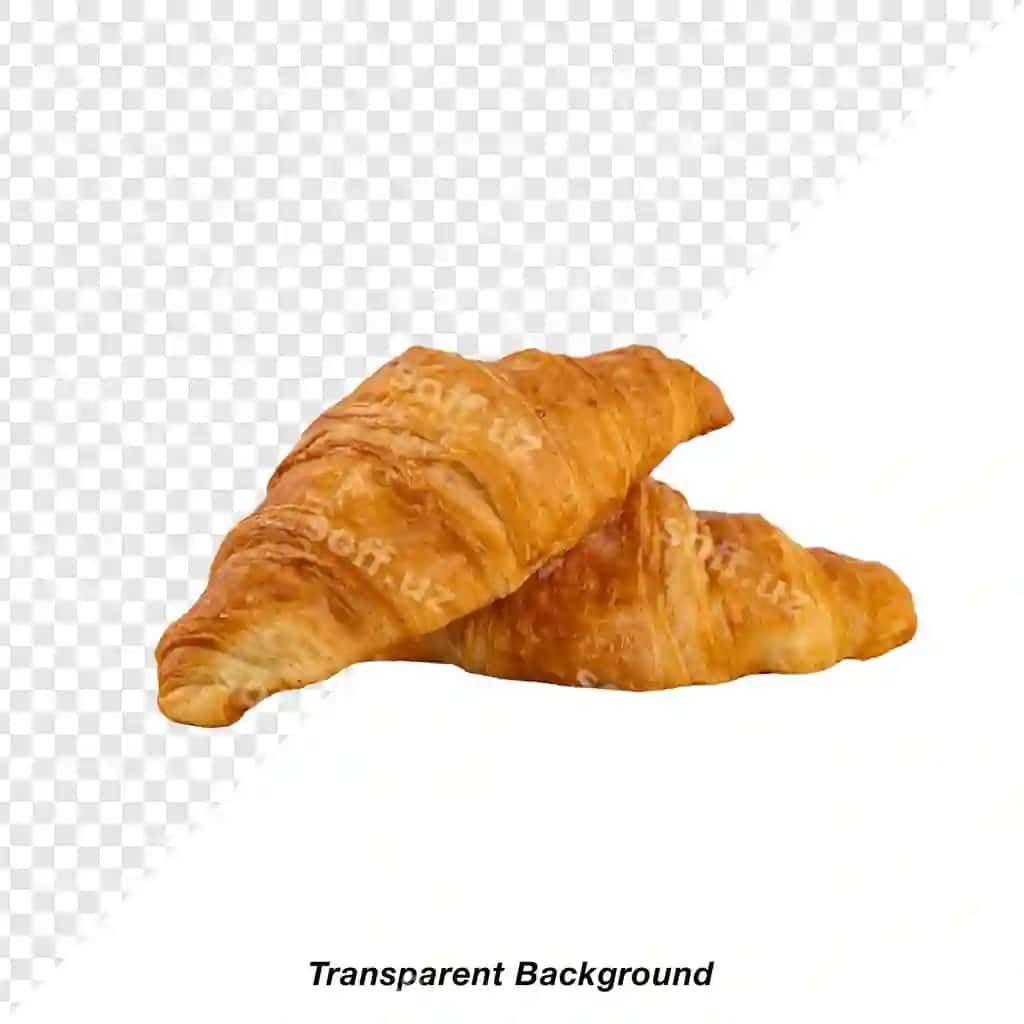 Kruasnon so'zlar orqali ochiq | Croissant with words transparent it