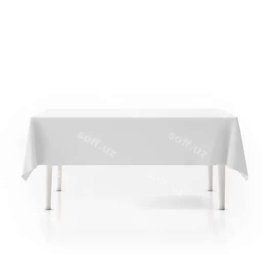 Stolga mo'rtaki qo'yilgan stol | Table with tablecloth