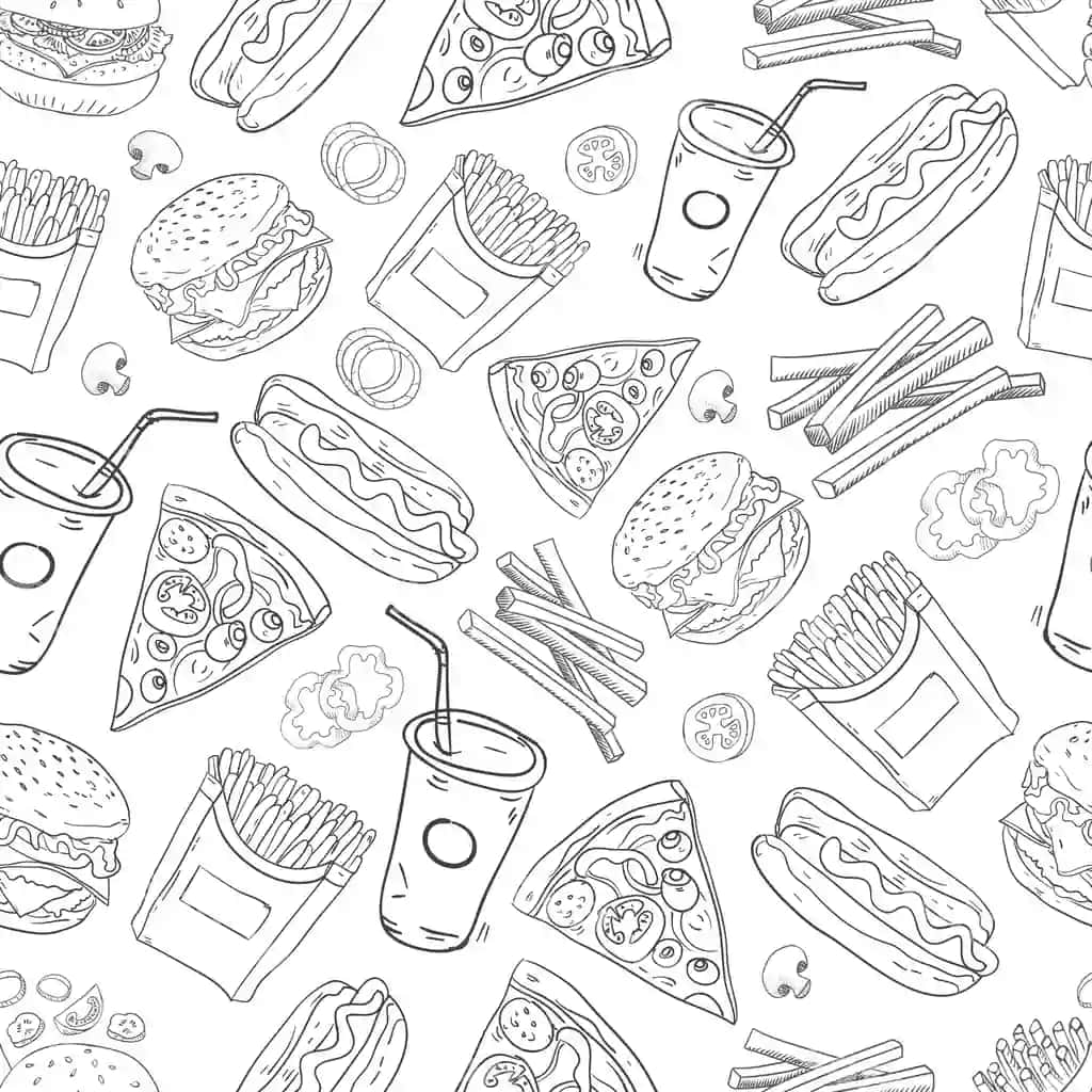 Vektor kulrang ovqat orqa fon4 | Vector gray food background4