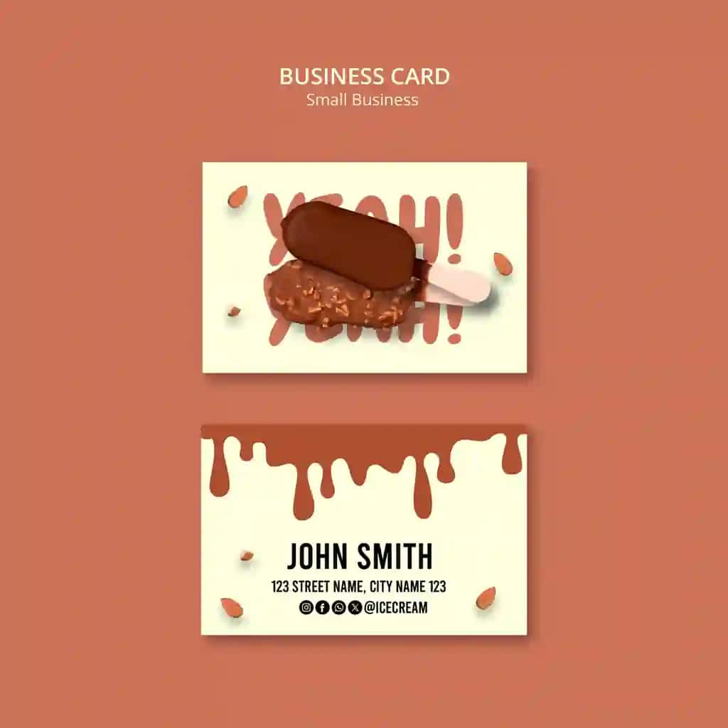 Kichik biznes uchun shablon dizayni | Small business template design