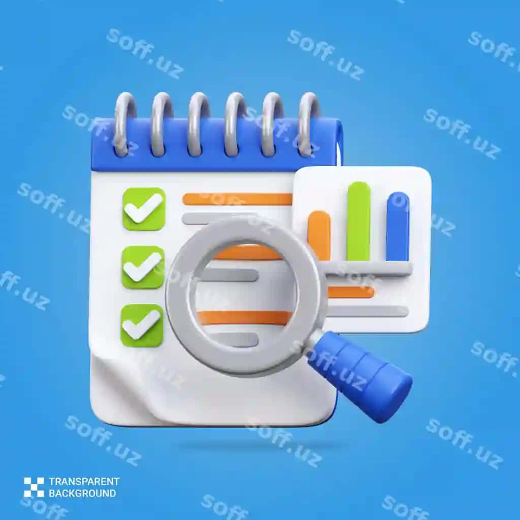 Psd 3d render survey monitoring ikon illustratsiya | Psd 3d render survey monitoring icon illustration
