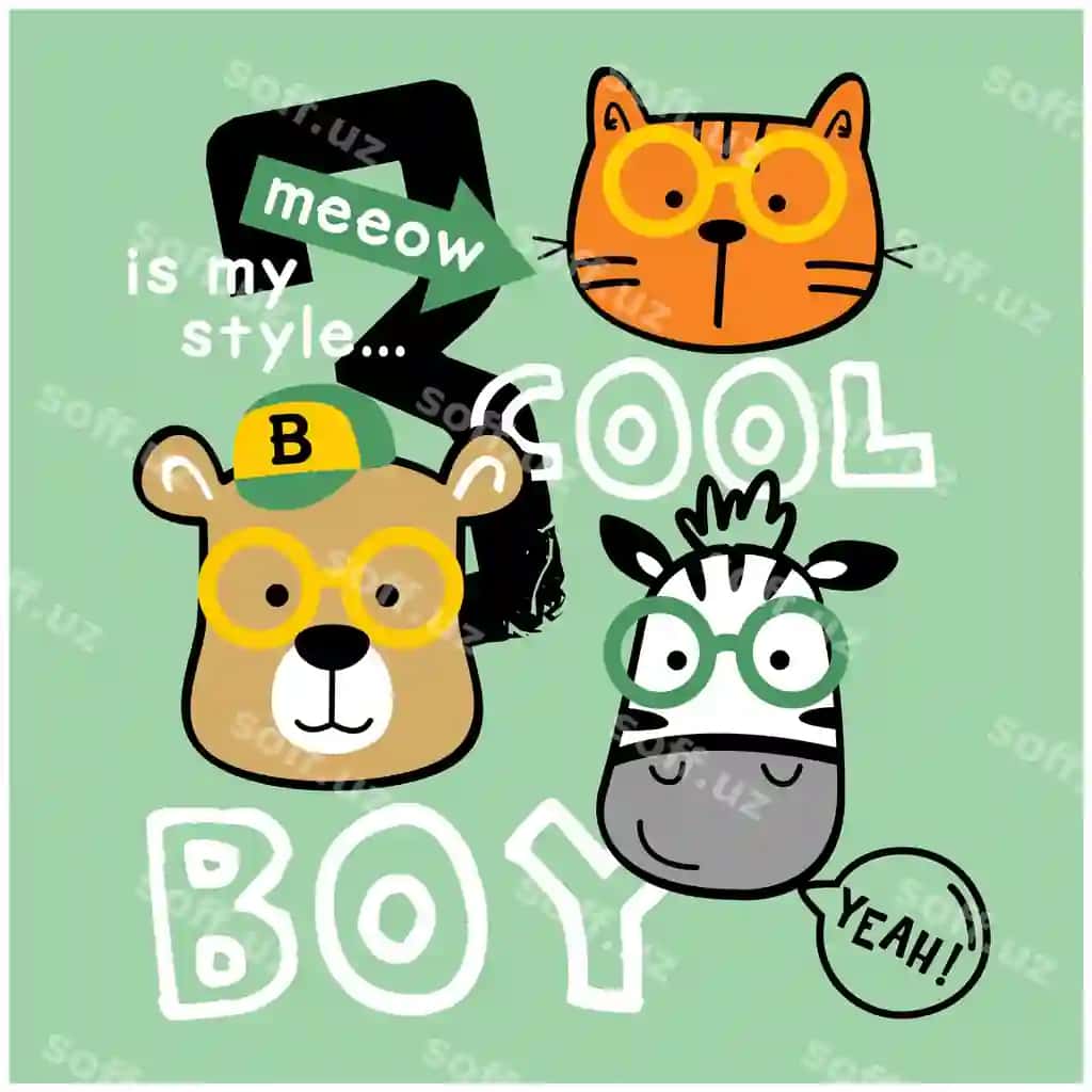 Ajoyib o'ychi kulgili hayvon kartunı | Cool boy funny animal cartoon