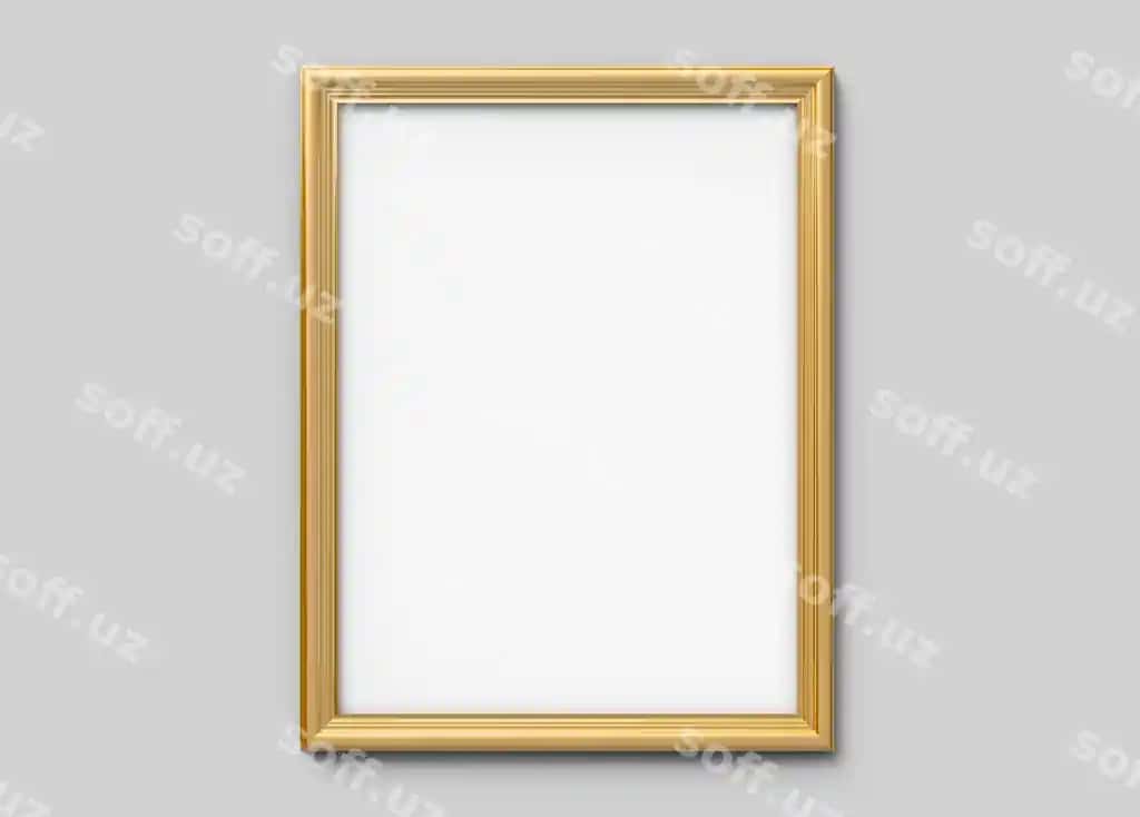 Oltin rasm ramkasi | Golden picture frame 2