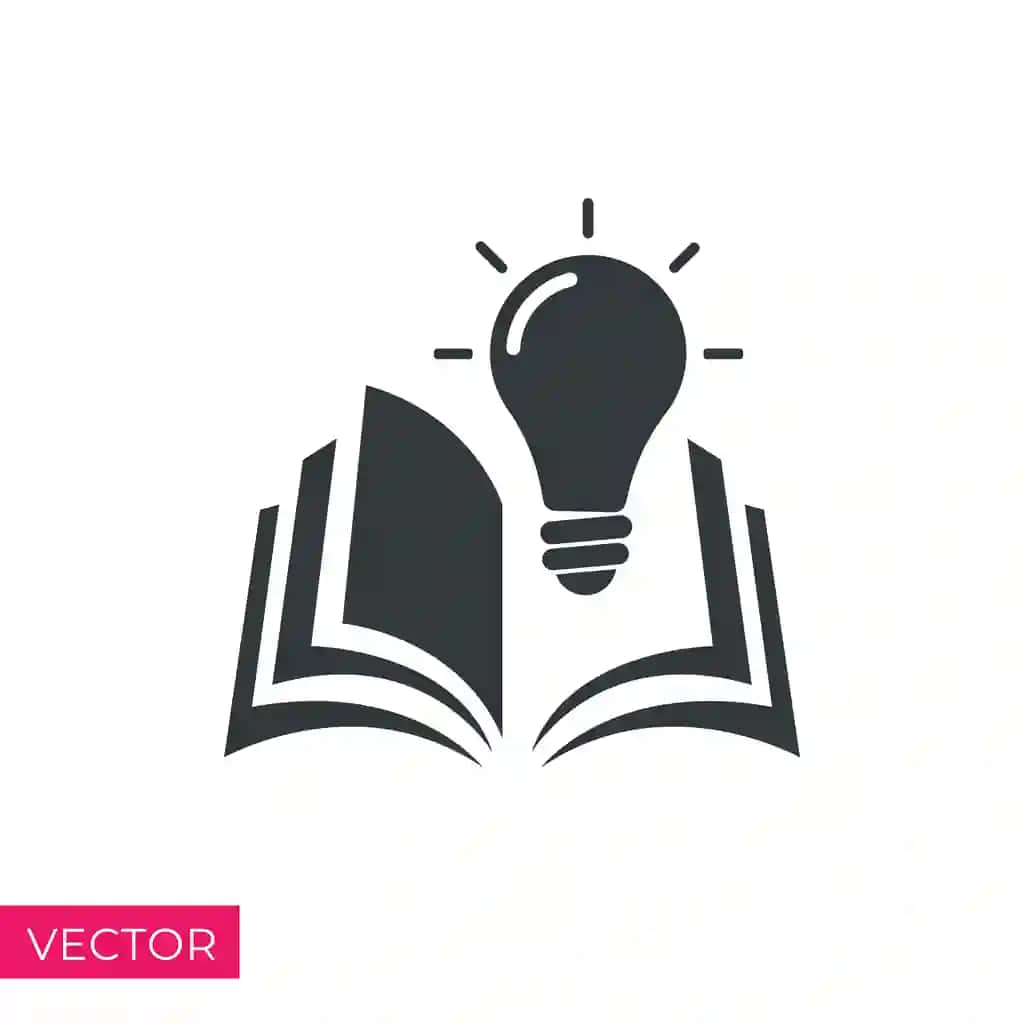 Lampochka tushunchasi bilan ochiq kitob, donolikni anglash yangi bilim | Open book with lightbulb concept new knowledge understanding wisdom
