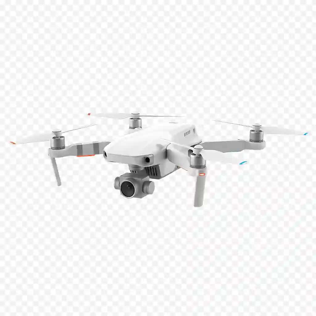 Yuqori texnologiyali oq kvadrokopterli dronning havodan suratga olishi | High tech white quadcopter drone aerial photography