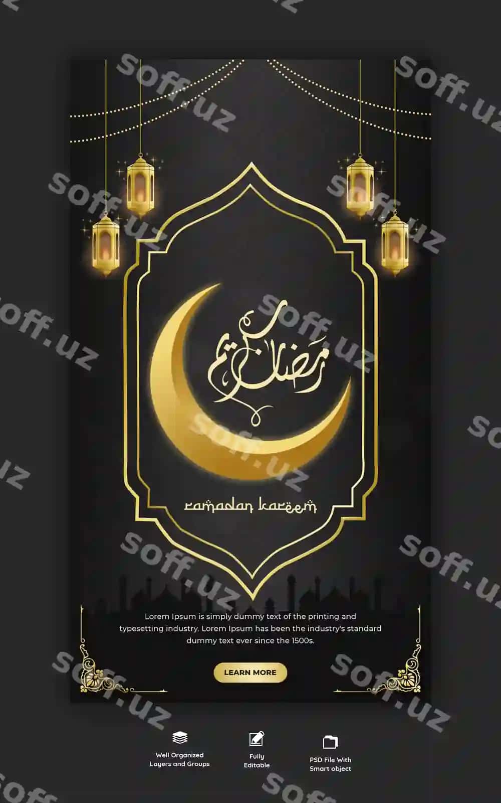 Ramazon kareem an'iyaviy islom bayrami diniy Instagram | Ramadan kareem traditional islamic festival religious instagram
