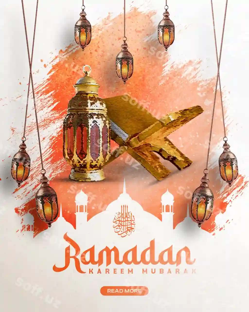 Ramazon kamoyish islamiy diniy an'iy ijtimoiy media | Ramadan kareem islamic religious social media traditional
