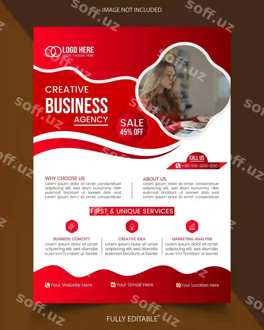 Korporativ zamonaviy biznes flyer shabloni professional flyer dizayni | Corporate modern business flyer templateprofessional flyer design