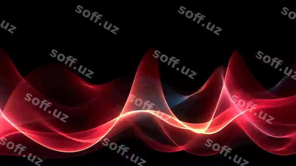 Raqamli fonda oq orqa fonda va binofat qizil dalal yorug'lik | Digital background featuring white backdrop with vibrant red wave light
