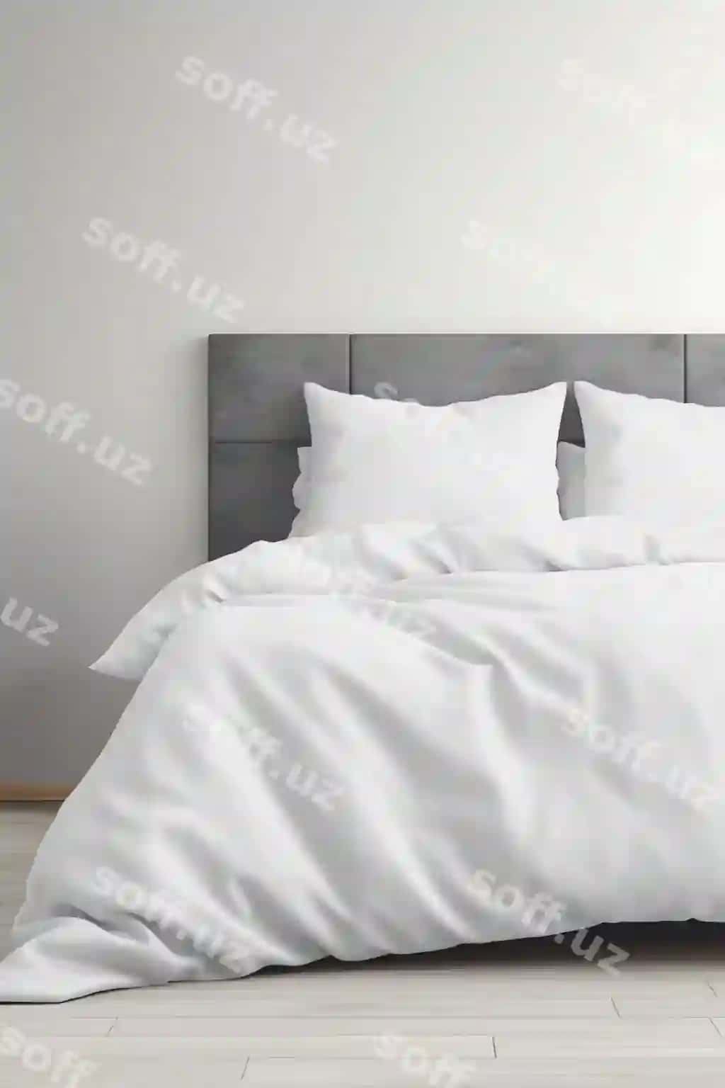 Yotoq paxfasi ichki dizayn namunasi | Bed linen interior mockup