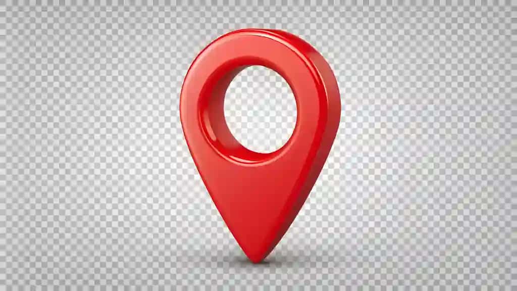 Katta o harfi bilan qizil igna | Red pin with large letter o it